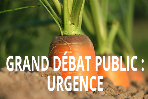 Grand débat public : Urgence