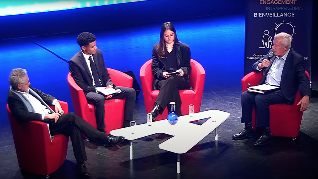 Jean-Louis Bal à l'EDHEC de Lille pour le débat "Planète en péril : quel choix pour un avenir durable ?"