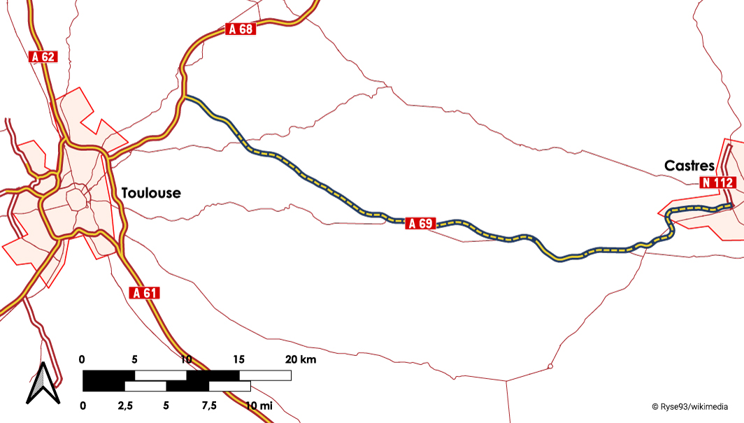 L’autoroute A69 entre Toulouse et Castres : un projet d’un autre temps