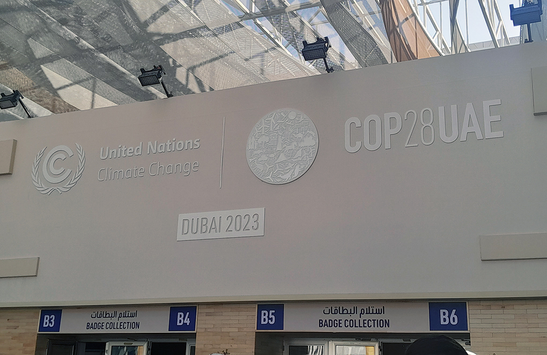 COP 28, zone bleue