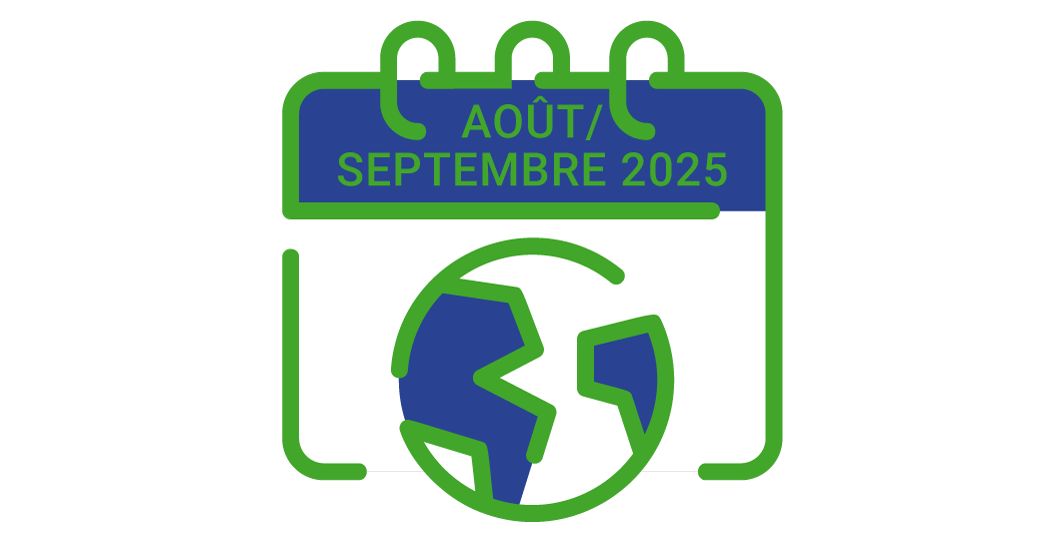 Agenda climat de août/septembre 2025