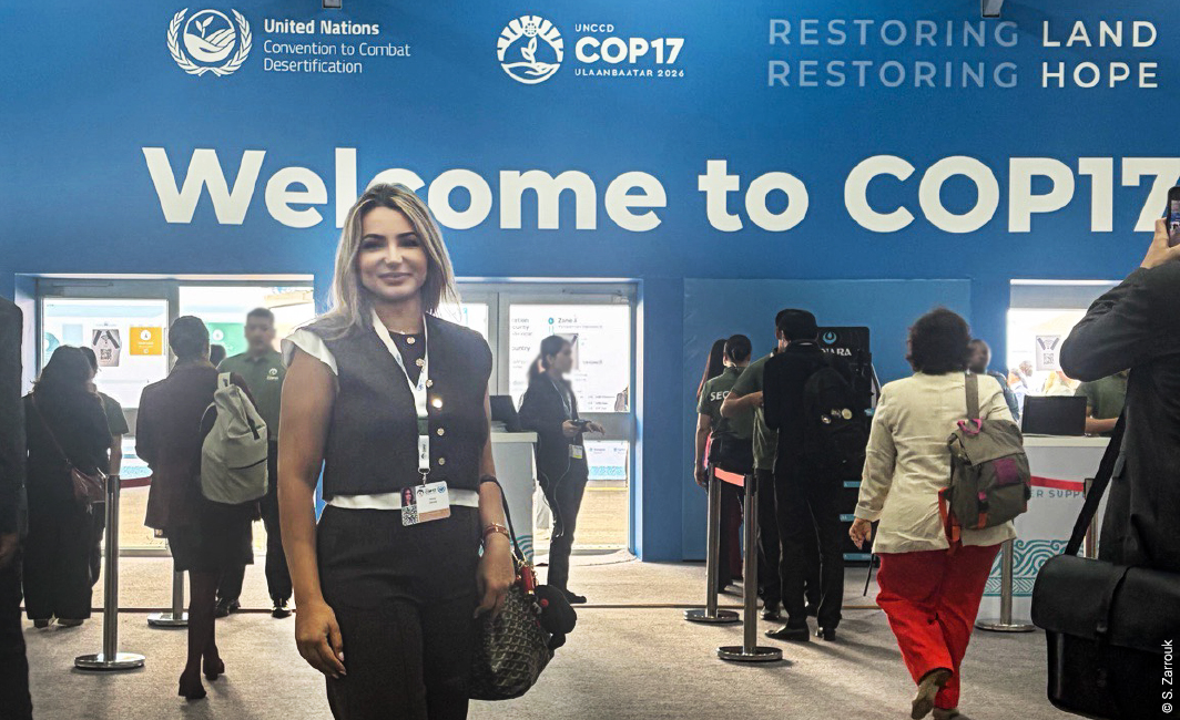 Senda Zarrouk à la COP17 de Mongolie